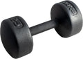 Legacy Solid Round Dumbbell Black – Heavy Duty Cast Iron Hand Weight with Knurled Ergonomic Grip for Strength Training, Muscle Toning, Home Gym Workout – 5 lb to 150 lb In Single & Pair