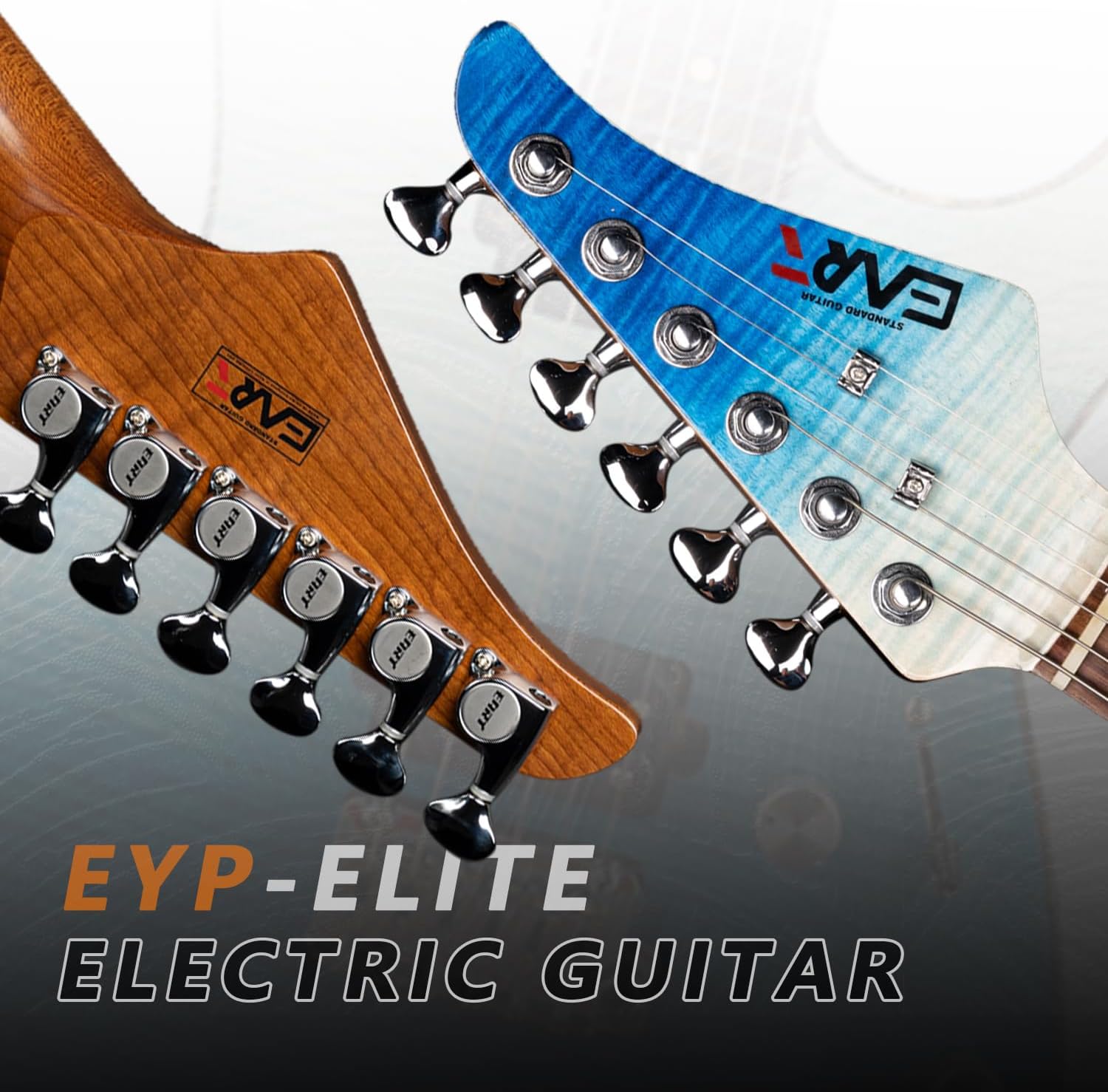 EART EYP-Elite Soild Body Electric Guitar with Roasted Mahogany Custom Artones-HBC115 Pickups NK-Arch-Top Body