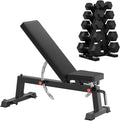 HANDBODE Adjustable Weight Bench for Full Body Workout, 1300 LBS Weight Capacity Bench Press Bench of Home Gym Strength Training, Incline Upright Flat Utility Workout Bench with Fast Adjustment
