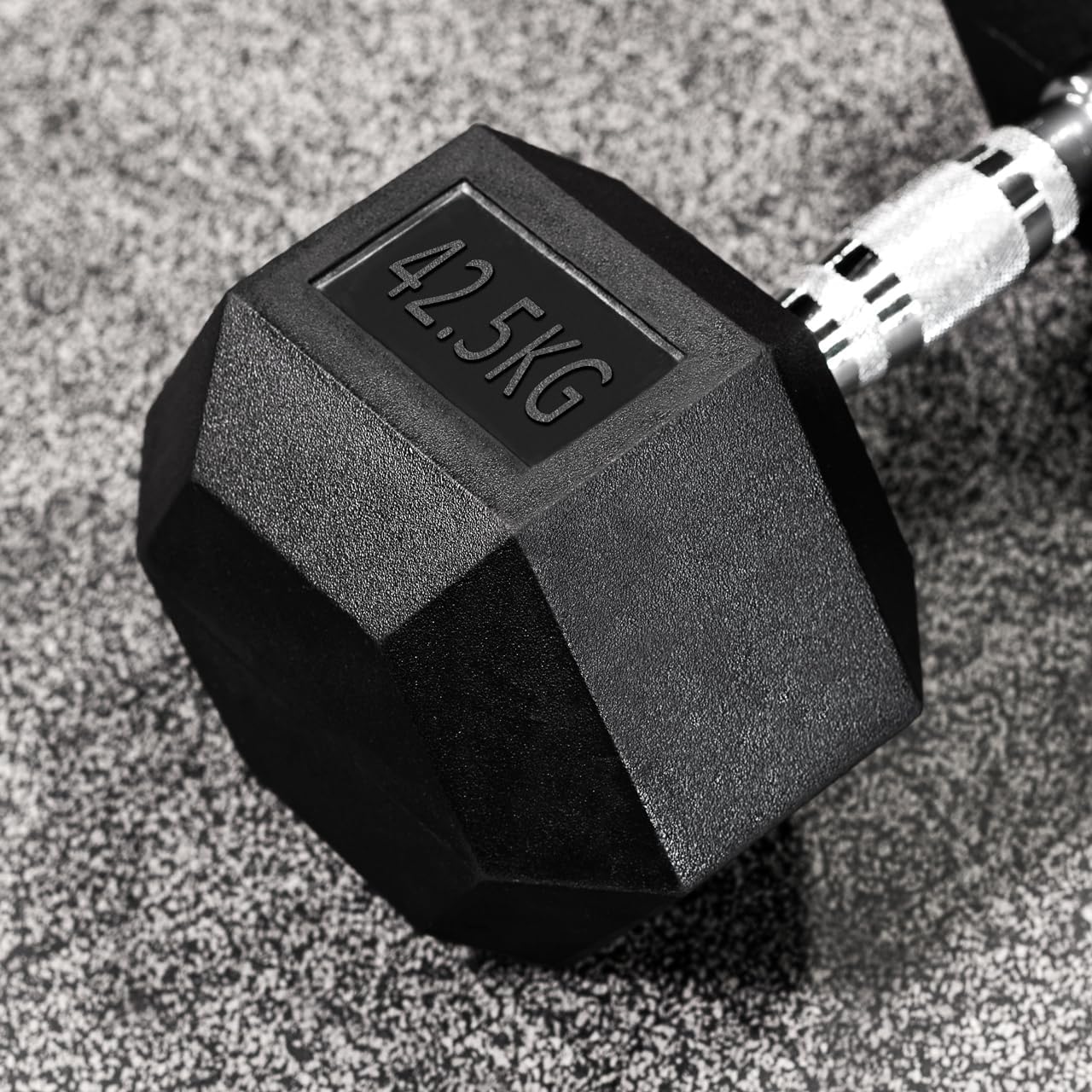 METIS Hex Dumbbells [Pair] | Premium Rubber-Coated Free Weights for Home & Gym Workouts | Full Set & Rack Available [5.5lbs – 110lbs]