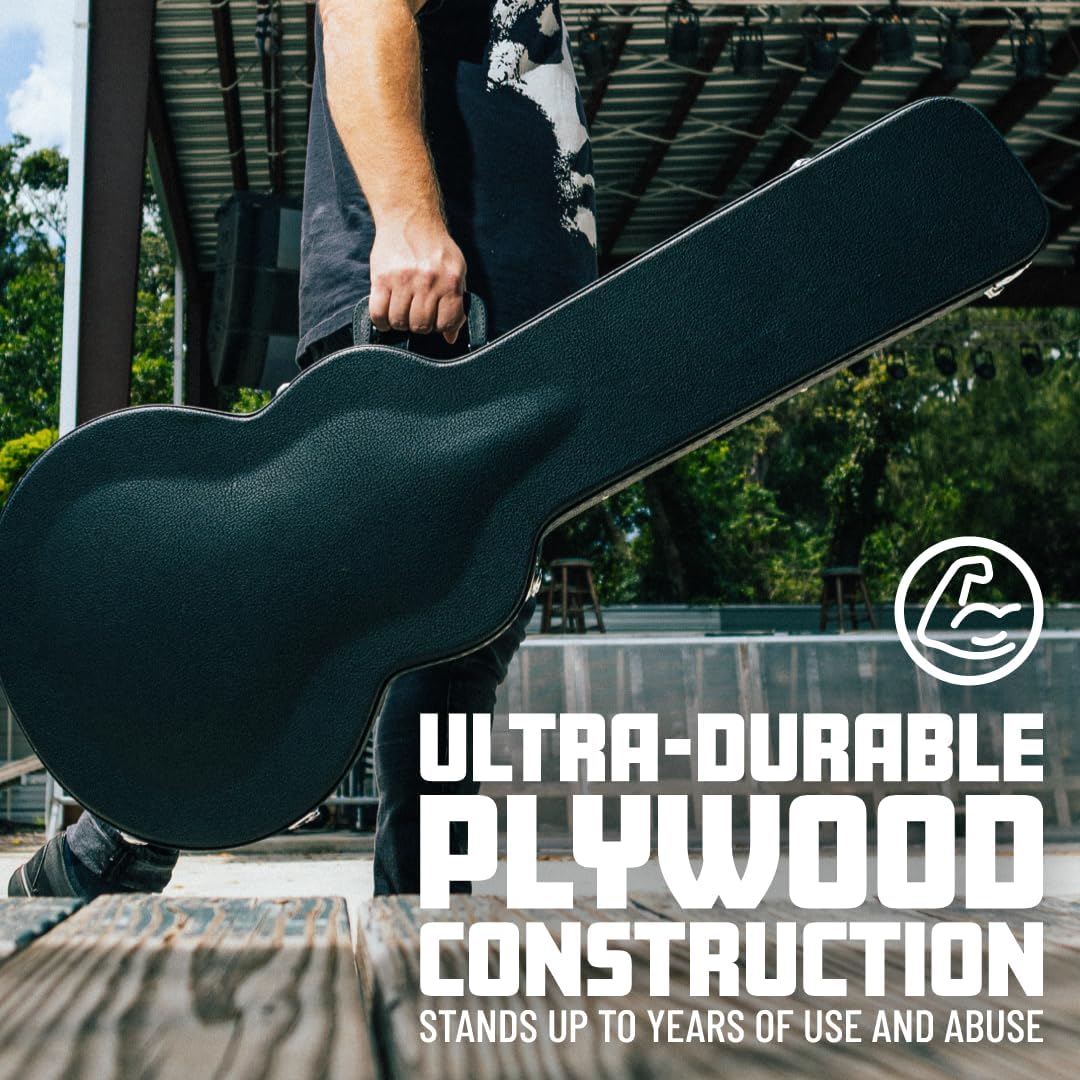 Gator Cases Traditional Series Hard-Shell Wood Case For 3/4 Sized Acoustic Guitars (GWE-ACOU-3/4)