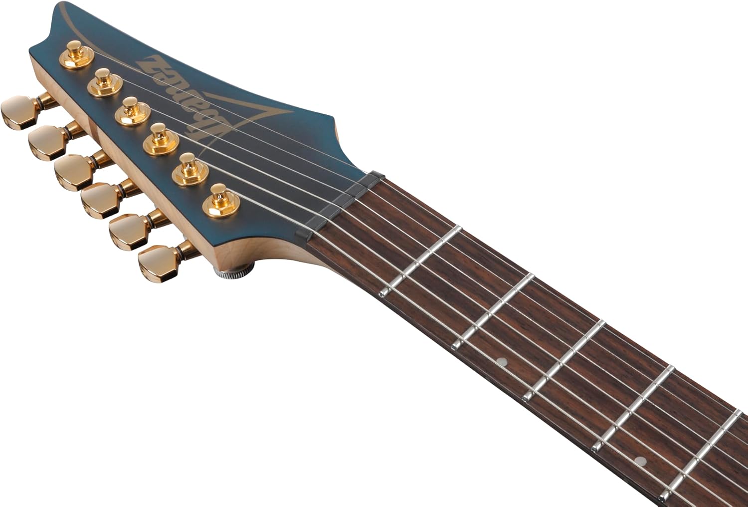 Ibanez SML721 Axe Design Lab Multi-Scale 6-String Right-Handed Electric Guitar with Nyatoh Body and Rosewood Fingerboard (Midnight Arctic Ocean Matte)
