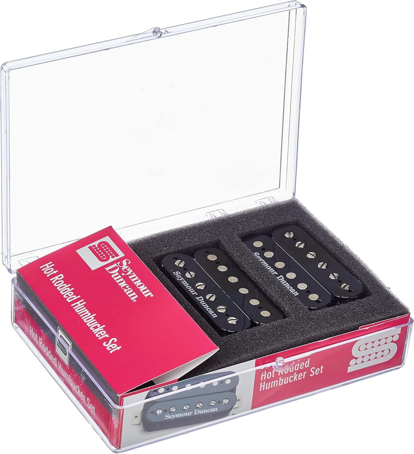 Seymour Duncan Hot Rodded Humbucker - Black Set - High Output Electric Guitar Pickup