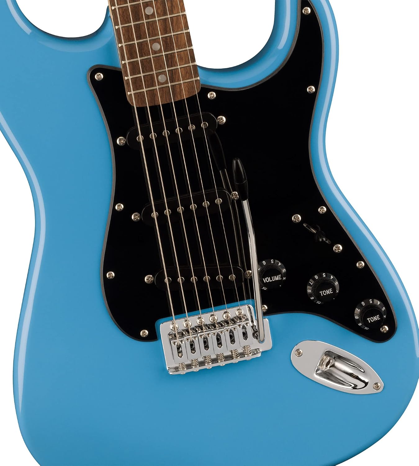 Fender Squier Sonic Stratocaster - California Blue Bundle with Frontman 10G Amp, Tuner, Strap, Cable, Picks, and Austin Bazaar Instructional DVD