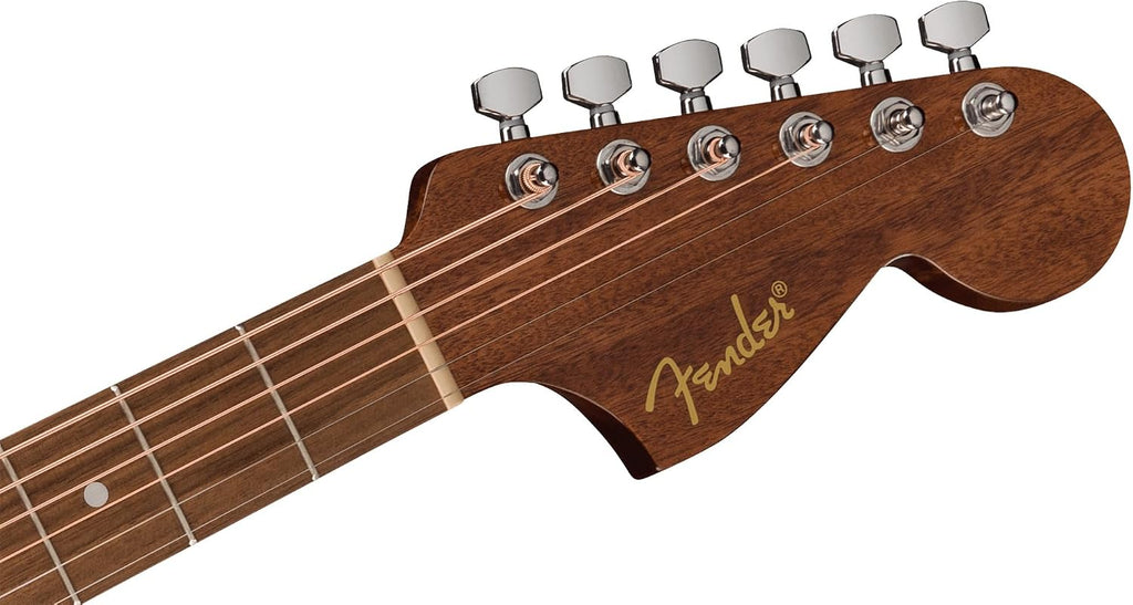 Fender California Standard Monterey E Acoustic-Electric Guitar - Surf Green Bundle with Gig Bag, Tuner, Strap, Strings, Picks, and Austin Bazaar Instructional DVD