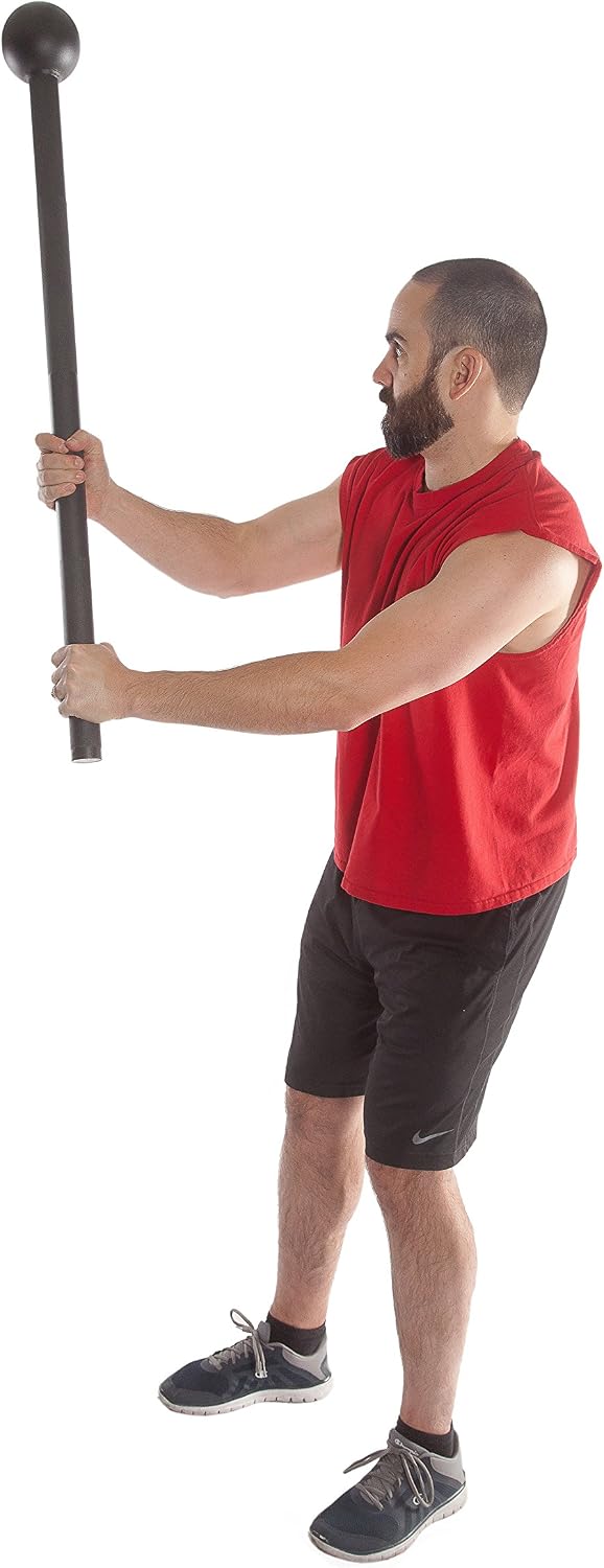 Apollo Athletics Macebell, Steel Mace Hammer, Great for Home Exercise & Gym Training