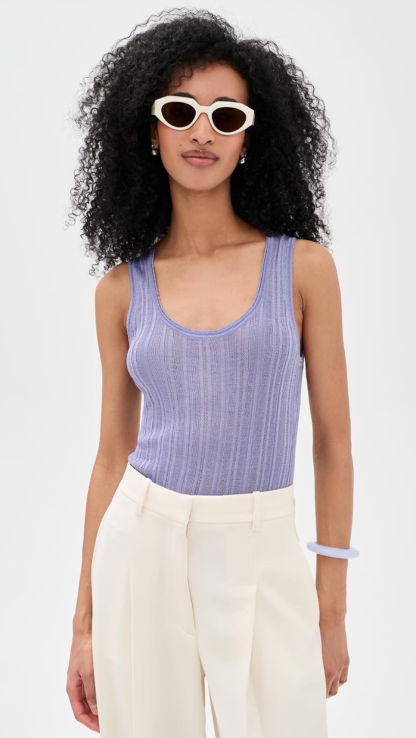 Theory Women's Scoop Pointelle Tank