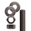 Conquest A307 Unfinished Threaded Rod 1-1/2'-6 x 36 Inches - Coarse Threaded All-Thread Rods - ASTM A307 Grade A Standard