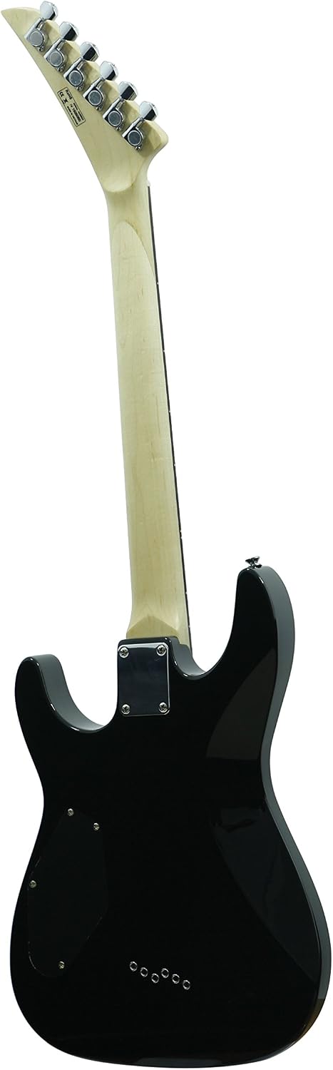 Unknown ivy 6 String Solid-Body Electric Guitar, Right, Black (ISJ-100 BK)