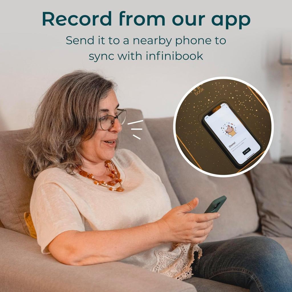 Cali's Books The Three Little Pigs - infinibook Reader Recordable Storybooks for Kids, Customizable Interactive Audio Book Reader for Toddlers, Educational Screen-Free Toy