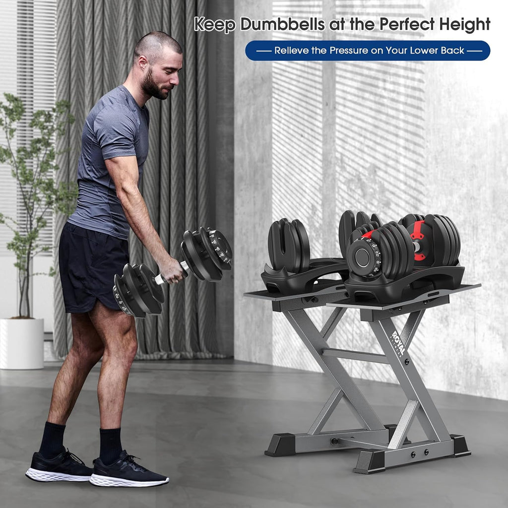 Adjustable Dumbbell Rack Weight Rack Heavy Duty, Home Gym Dumbbell Storage Stand Holder