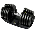BodyTech Quick adjustable dumbbell set 88LBS 40KG Black Anti slip metal handle 1pcs 16 in 1 Strength Training and Fitness Workouts with free weight adjustment Suitable for Home Gym Space saver