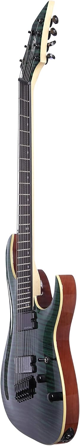ISFF7U-450 Fanfret Electric Guitar Trans Green