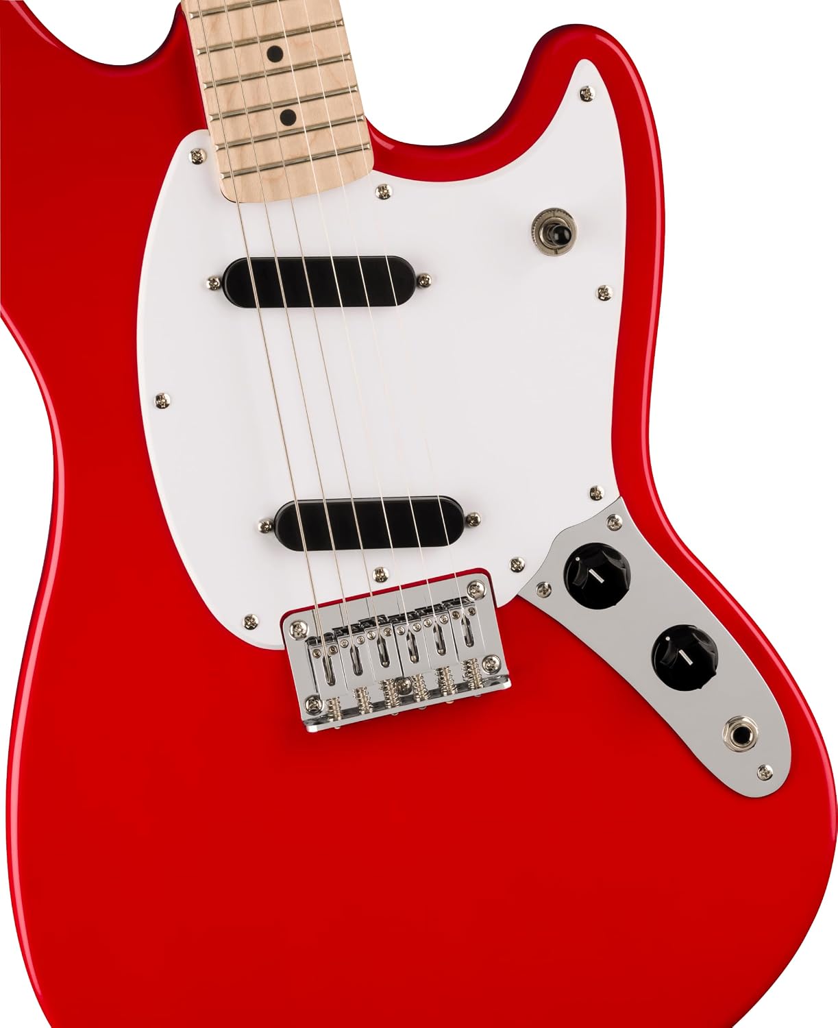 Squire Sonic Mustang Electric Guitar, Torino Red, Maple Fingerboard