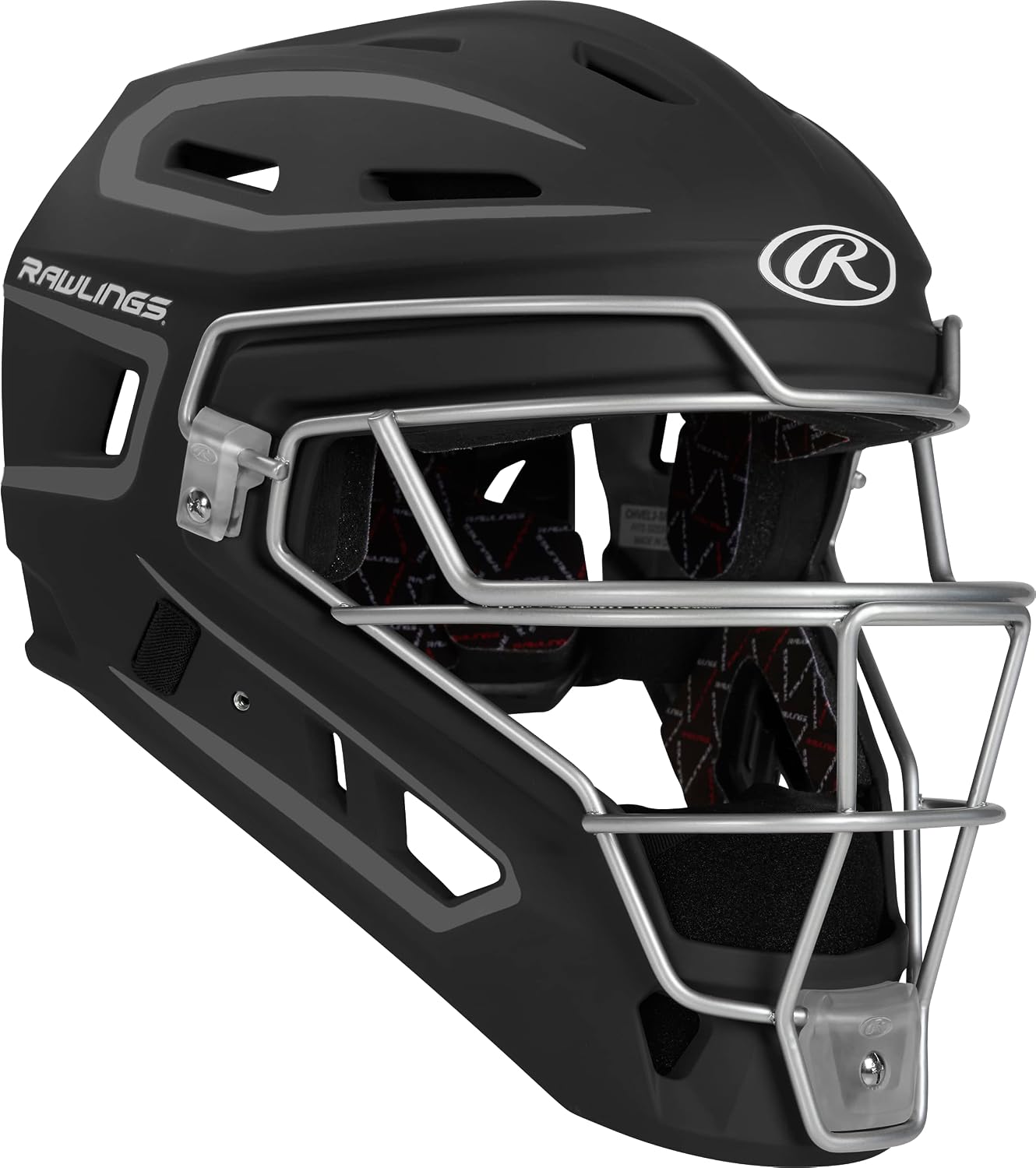 Rawlings | Velo 2.0 Catcher's Helmet | Baseball | Junior & Senior Sizing | Multiple Colors