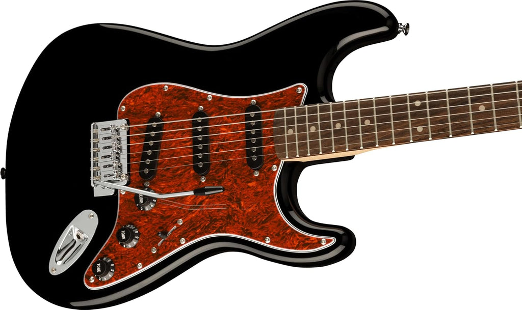 Fender Squier Affinity Stratocaster - Limited Edition Black, Tortoise Shell Pickguard