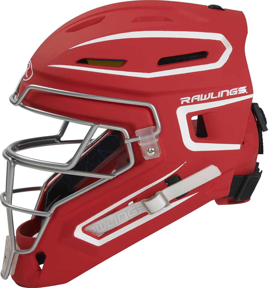 Rawlings Rawlings | MACH Series Catcher's Helmet | Baseball | Junior & Senior Sizes | Multiple Styles