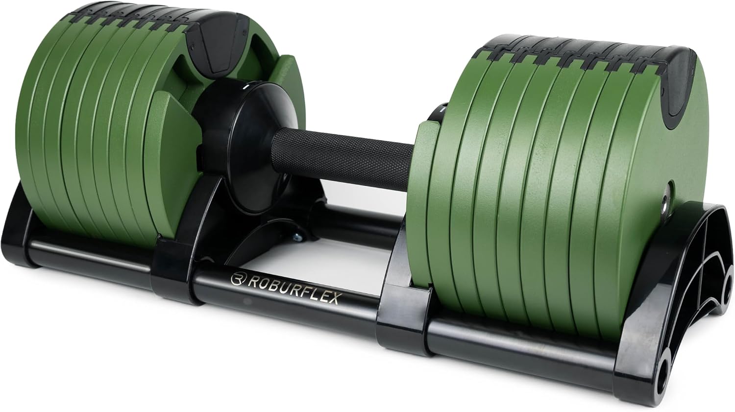 Adjustable Dumbbell (Single) 5-40/80lb, 5lb Increments, for Home Gym Fitness - Upto 20 weight settings