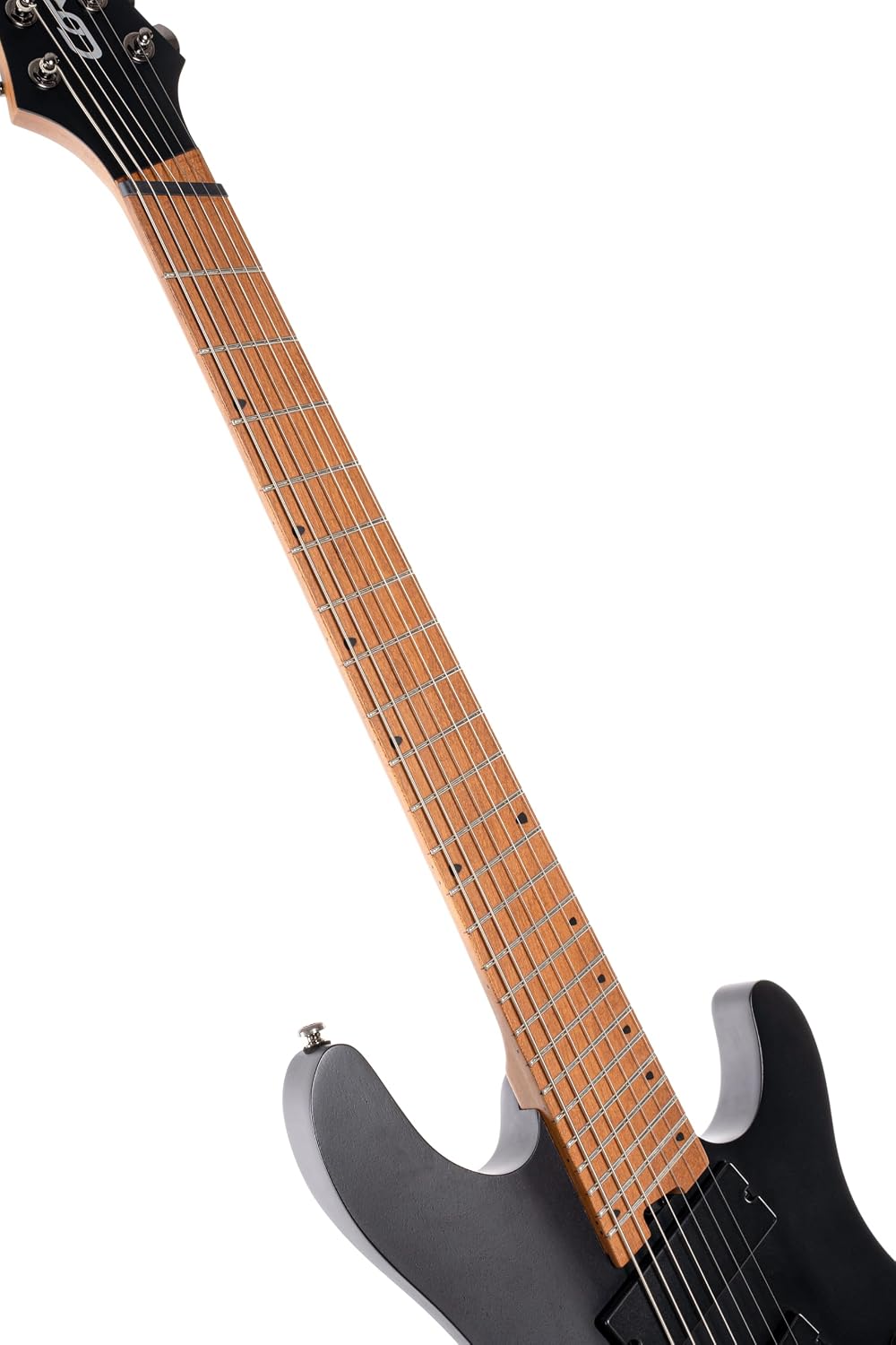Cort KX307MSOPBK KX Series Multi Scale 7 String Electric Guitar, Open Pore Black