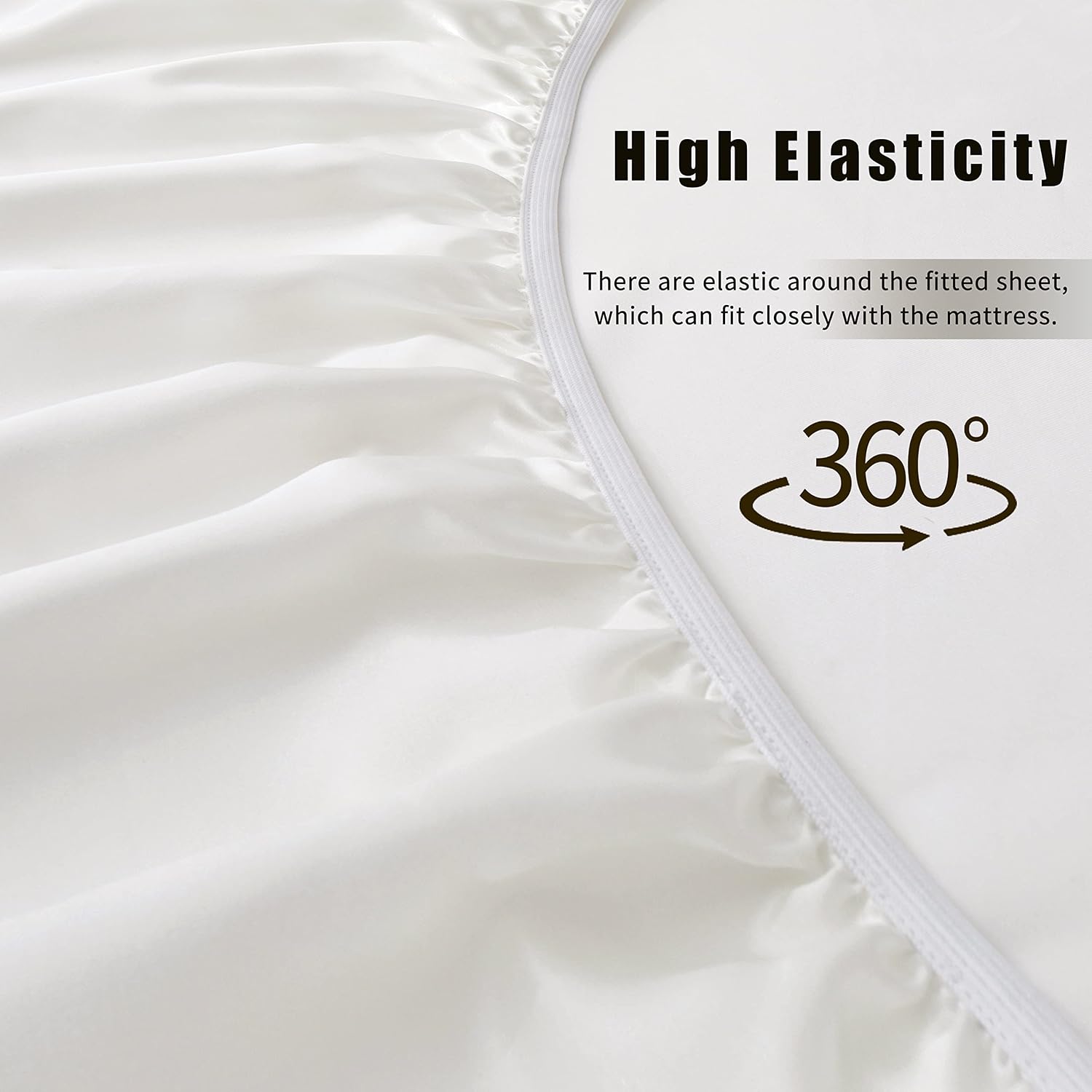 Mulberry Silk Sheet Set 4Pcs, 6A Grade Natural Mulberry Silk Bed Sheets, Luxury Bedding Sets Ultra Soft Durable Fits Mattress Upto 7-12' Deep Pocket (Twin, Mustard)
