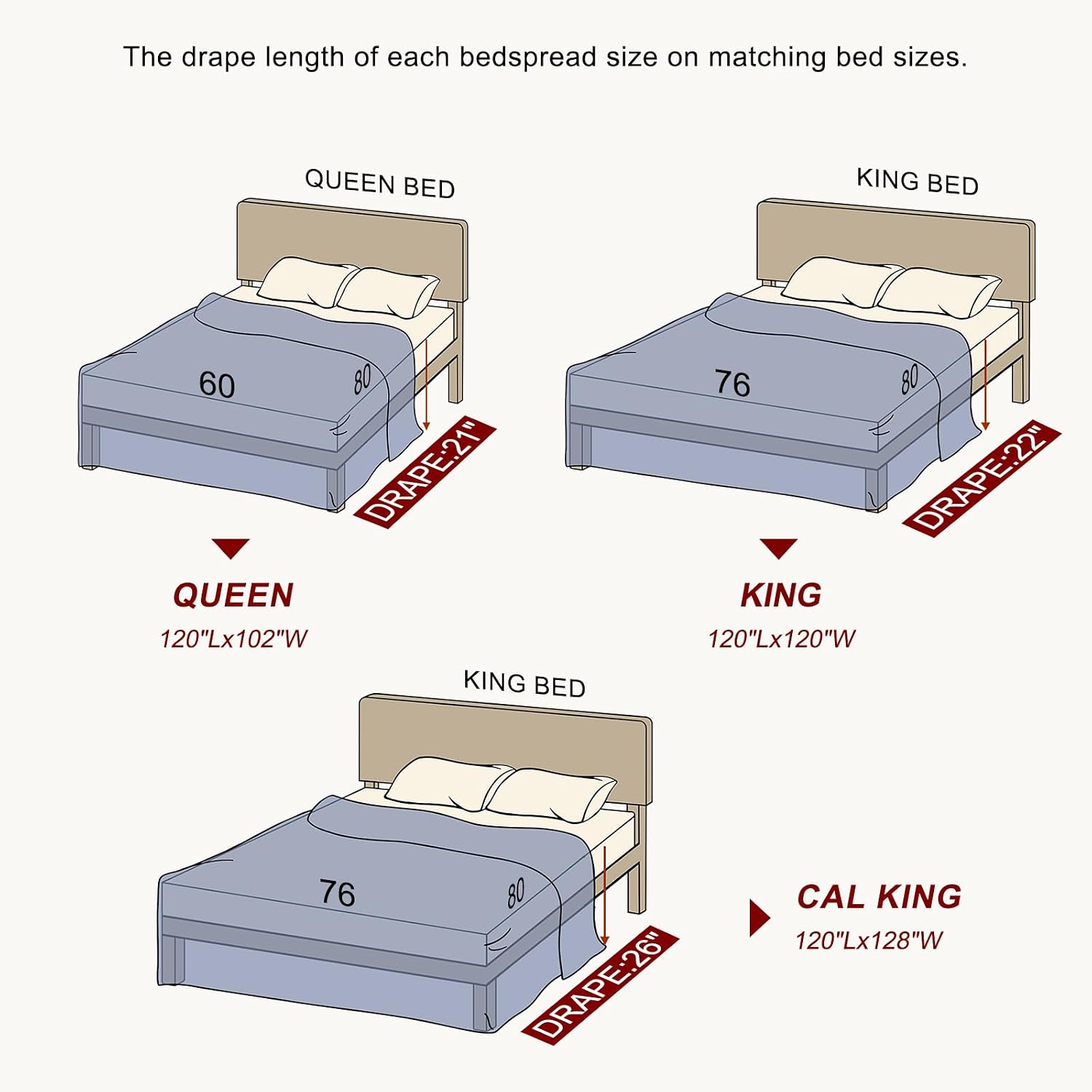 100% Cotton Oversized King Bedspread 128'x120' - Lightweight Vintage California Quilt with 2 Shams, Reversible Floral Striped Extra Wide Quilted Bedding Coverlet Set, Dark Blue/Brown/Cream