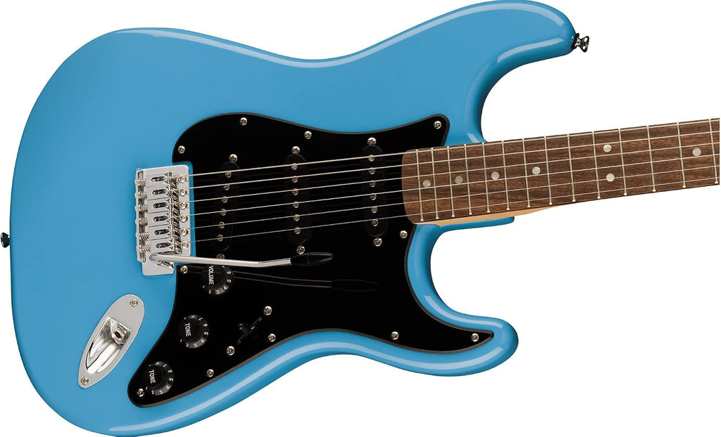 Fender Squier Sonic Stratocaster - California Blue Bundle with Frontman 10G Amp, Tuner, Strap, Cable, Picks, and Austin Bazaar Instructional DVD