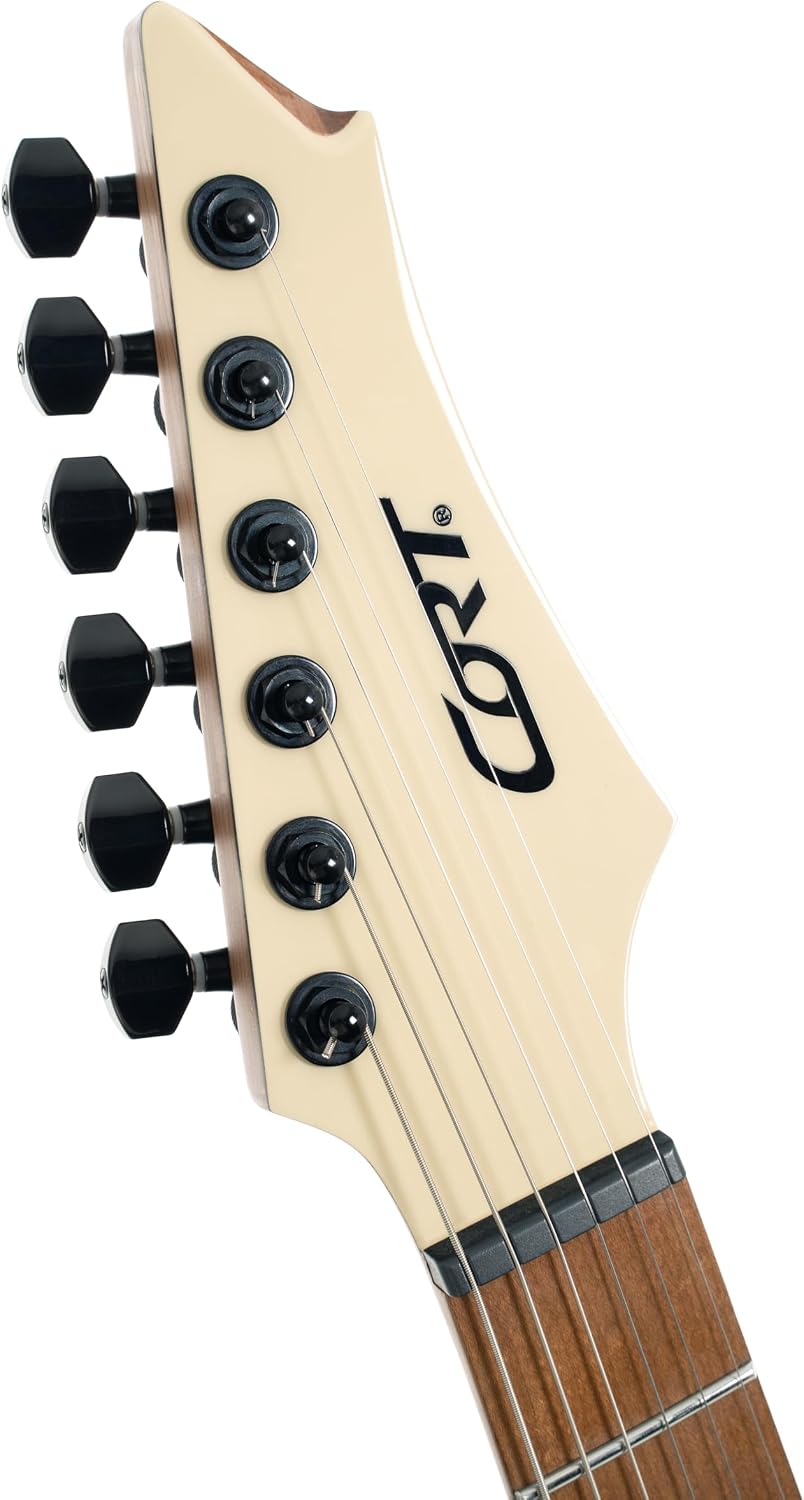 Cort X700 Mutility II Multi-Scale Solid Body Electric Guitar, Military Beige (MUTILITYII-MBG)