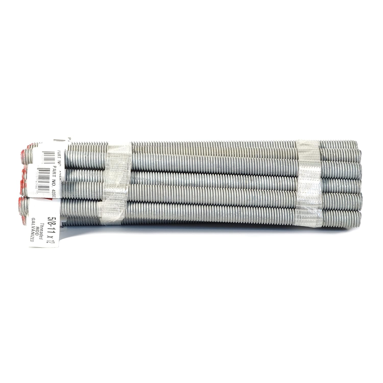 Hot Dipped Galvanized Threaded Rods (5/8-11 x 12 | 20 pcs.)