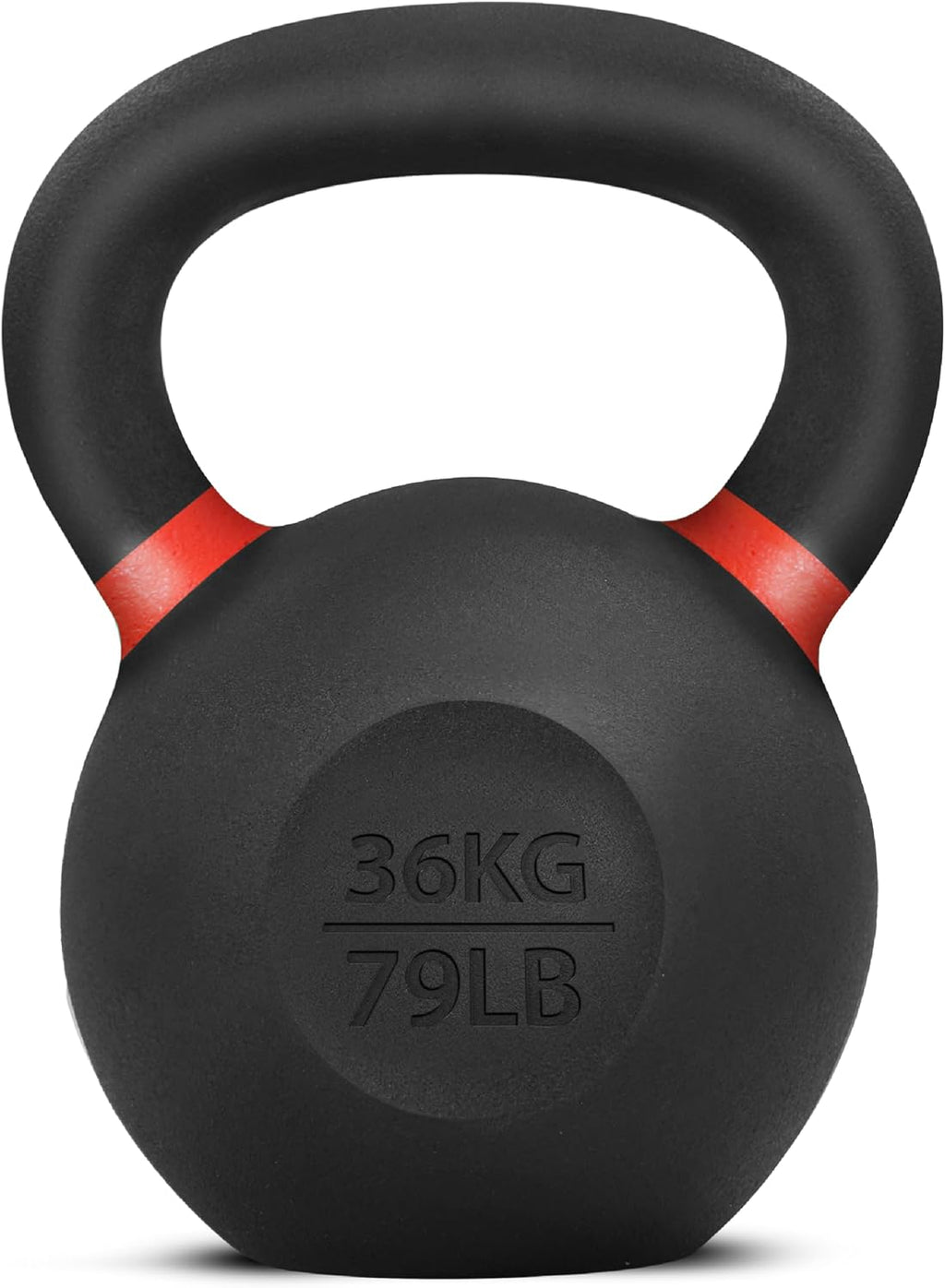 Yes4All Powder Coated Kettlebell, Cast Iron Core Kettlebells with Non-Slip Handle & Flat Bottom for Conditioning, Heavy Duty for Strength Training, 9lb to 71lb - Single & Pair