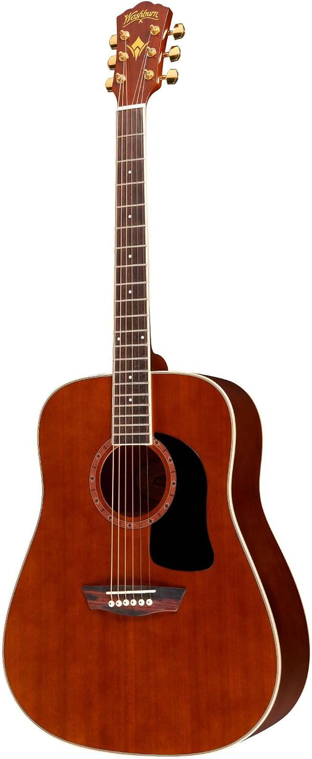 Washburn WD100DLMK Apprentice Dreadnought Acoustic Guitar, Natural Gloss