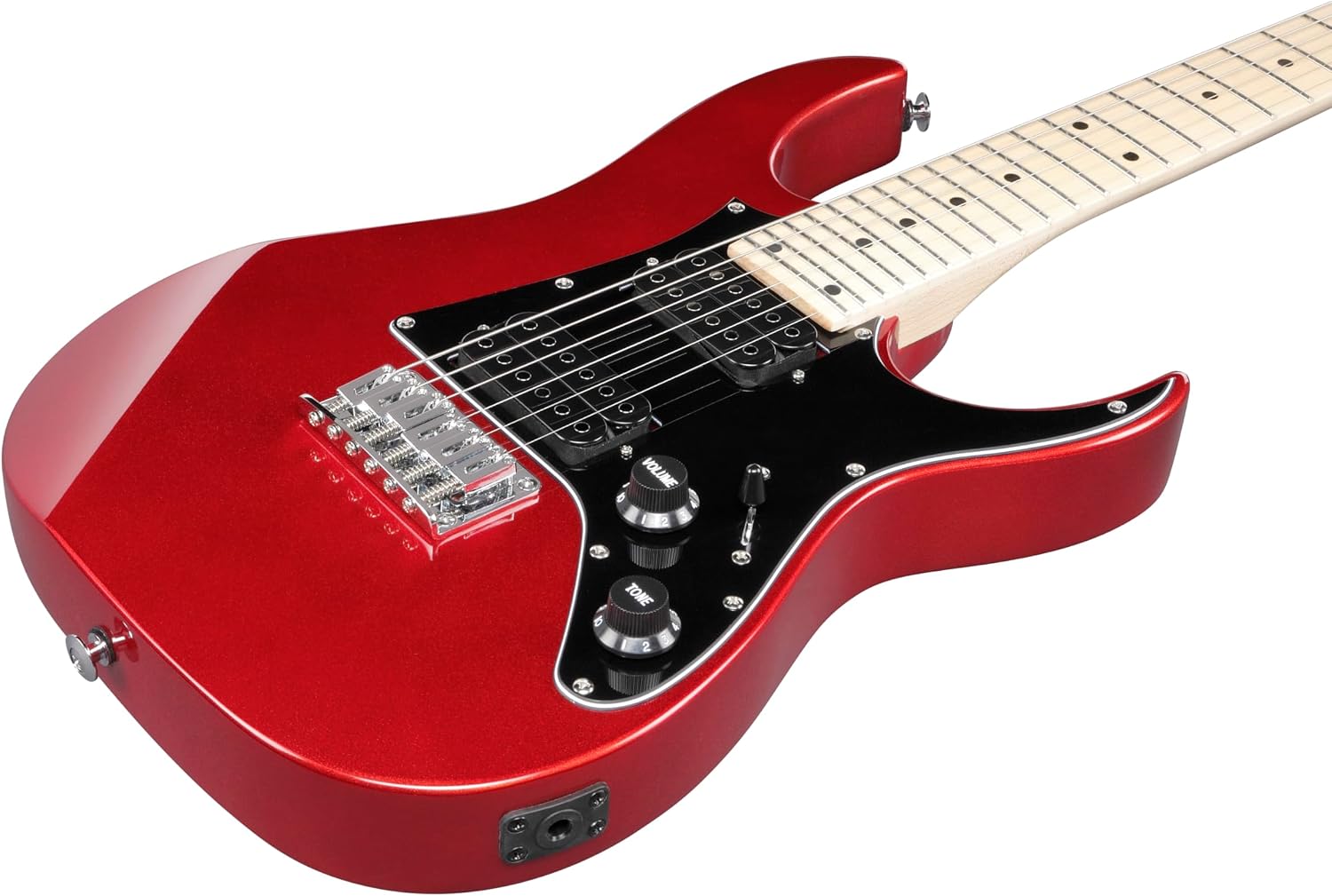 Ibanez GRGM 6 String Solid-Body Electric Guitar, Right, Candy Apple (GRGM21MCA)