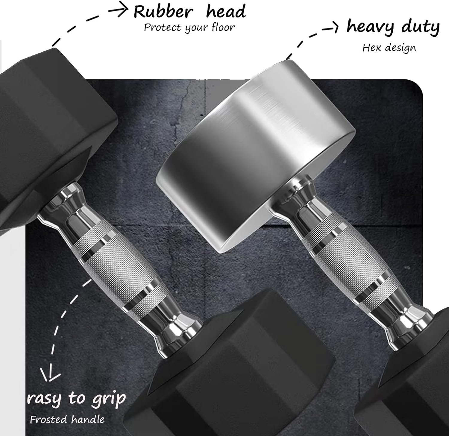 350/450/550 lbs Hex Weight Dumbbells Sets with Rack Rubber Encased Dumbbell Free Weights Set for Home Gym Weight Rack with Dumbbells Set
