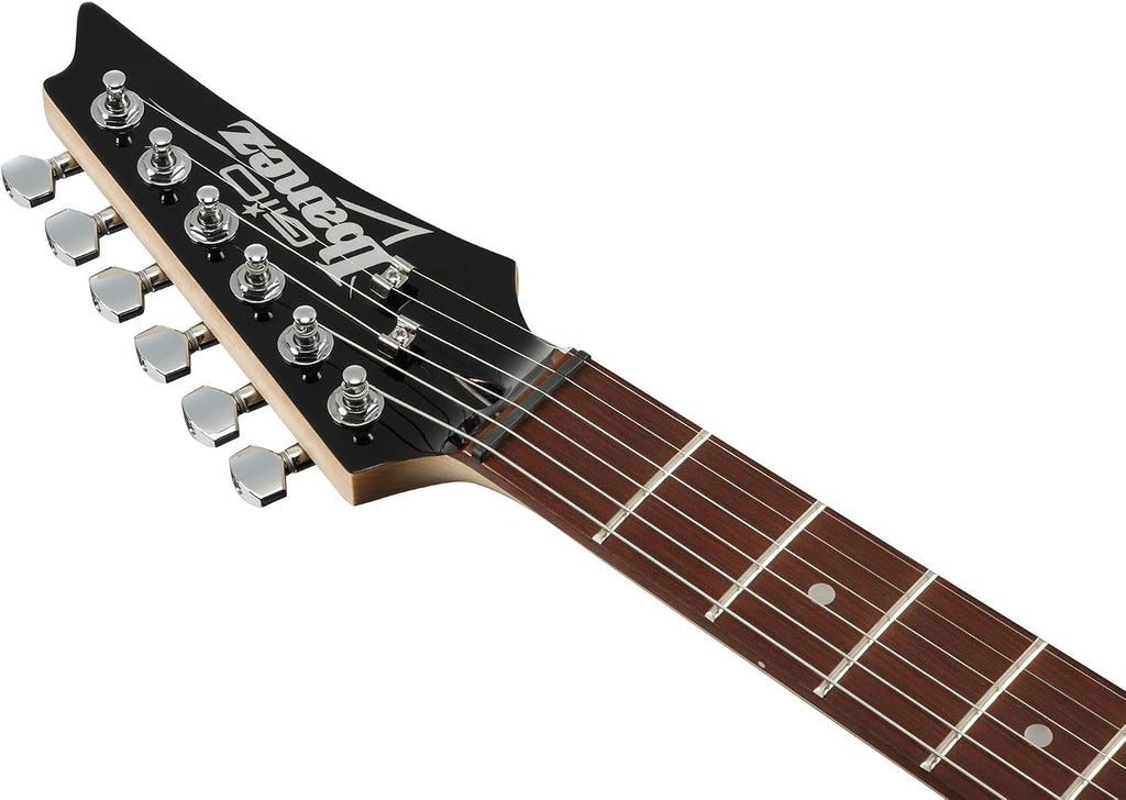 Ibanez GRX70QA RG Gio Electric Guitar - Transparent Violet Sunburst Bundle with Amp, Gig Bag, Tuner, Instrument Cable, Picks, Austin Bazaar Instructional DVD, and Polishing Cloth