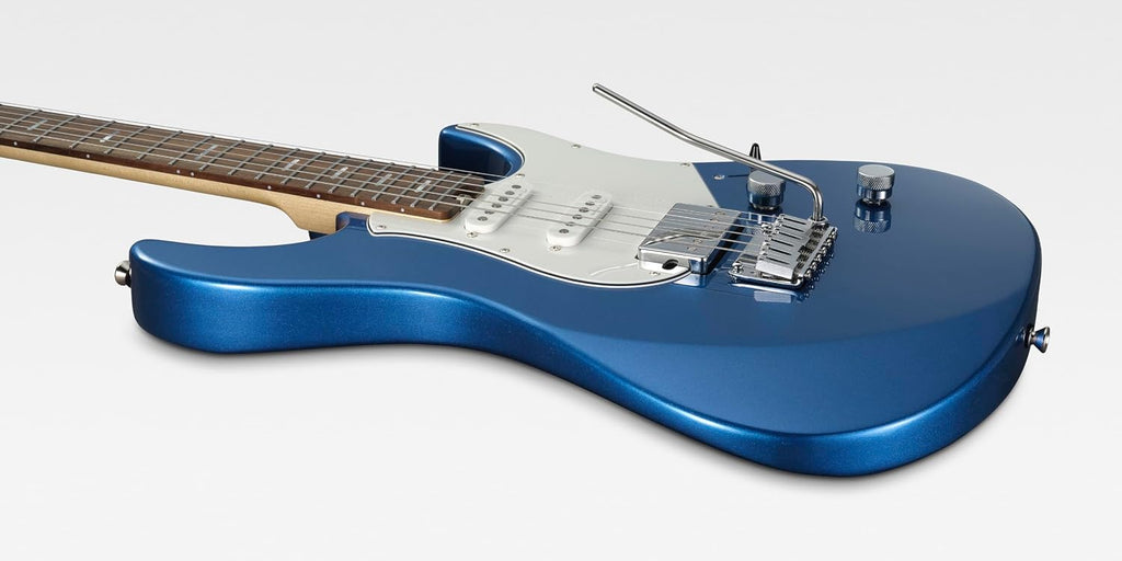Yamaha Pacifica Professional Electric Guitar Maple Fingerboard With Hardshell Case, Black Metallic