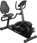 Body-Solid Best Fitness (BFRB1B) Recumbent Exercise Bike for Home - Indoor Workout Stationary Bike with LCD Display & Adjustable Magnetic Resistance, Black