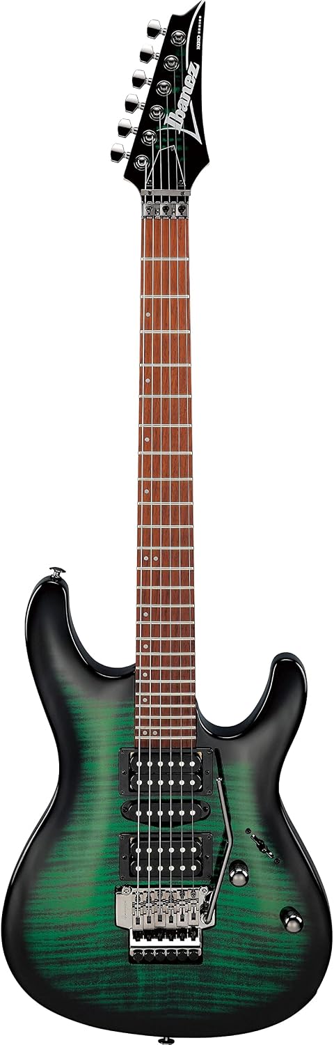 Ibanez Kiko Loureiro Signature KIKOSP3 Electric Guitar - Trans Emerald Burst