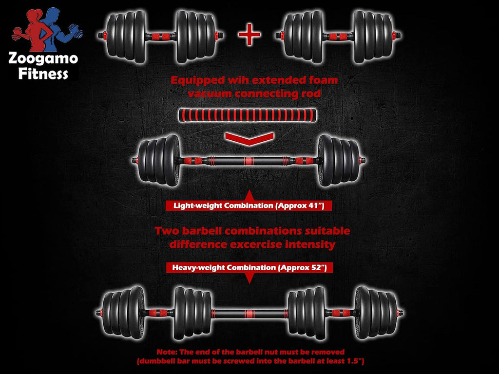 2021 Adjustable Dumbbells Set Weight to 88Lbs / 110Lbs, Free Weight with Connecting Rod Used As Barbell, Ab Roller for Home Gym Work Out Training Fitness Equipment All-Purpose
