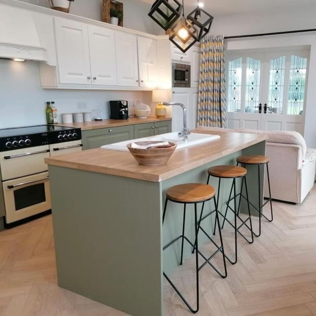 Beyond Paint Furniture, Cabinets and More All-in-One Refinishing Paint Gallon, No Stripping, Sanding or Priming Needed, Sage