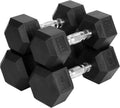 Takywep Hex Dumbbells Set, 60 LB-100 LB PVC Hex Dumbbells Weight Set Anti Roll, Cast Iron Dumbbell Knurled Handle, Strength Training Dumbbell for Home Gym, 5-15 Lbs or 20-30 Lbs