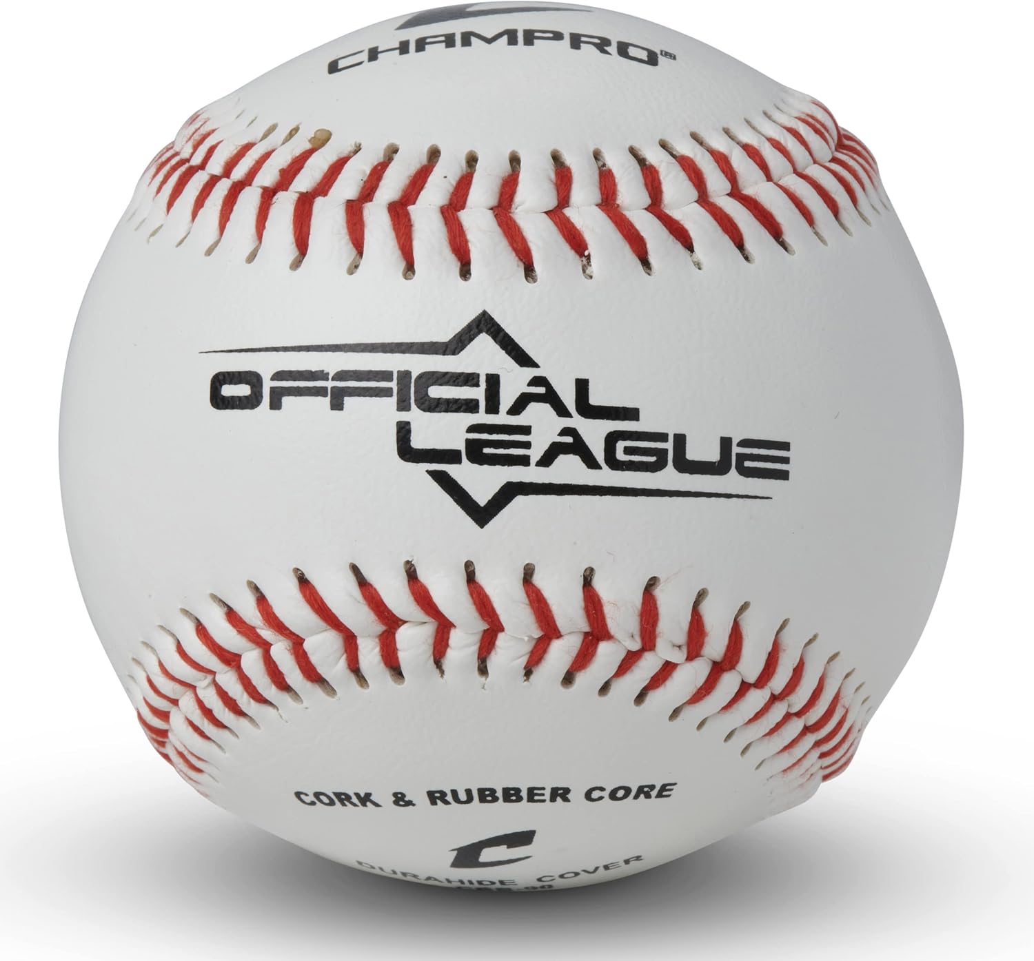 Champro CBB-90 Durahide Cover Baseballs - 36 Balls and one Rods Can Sleeve Included