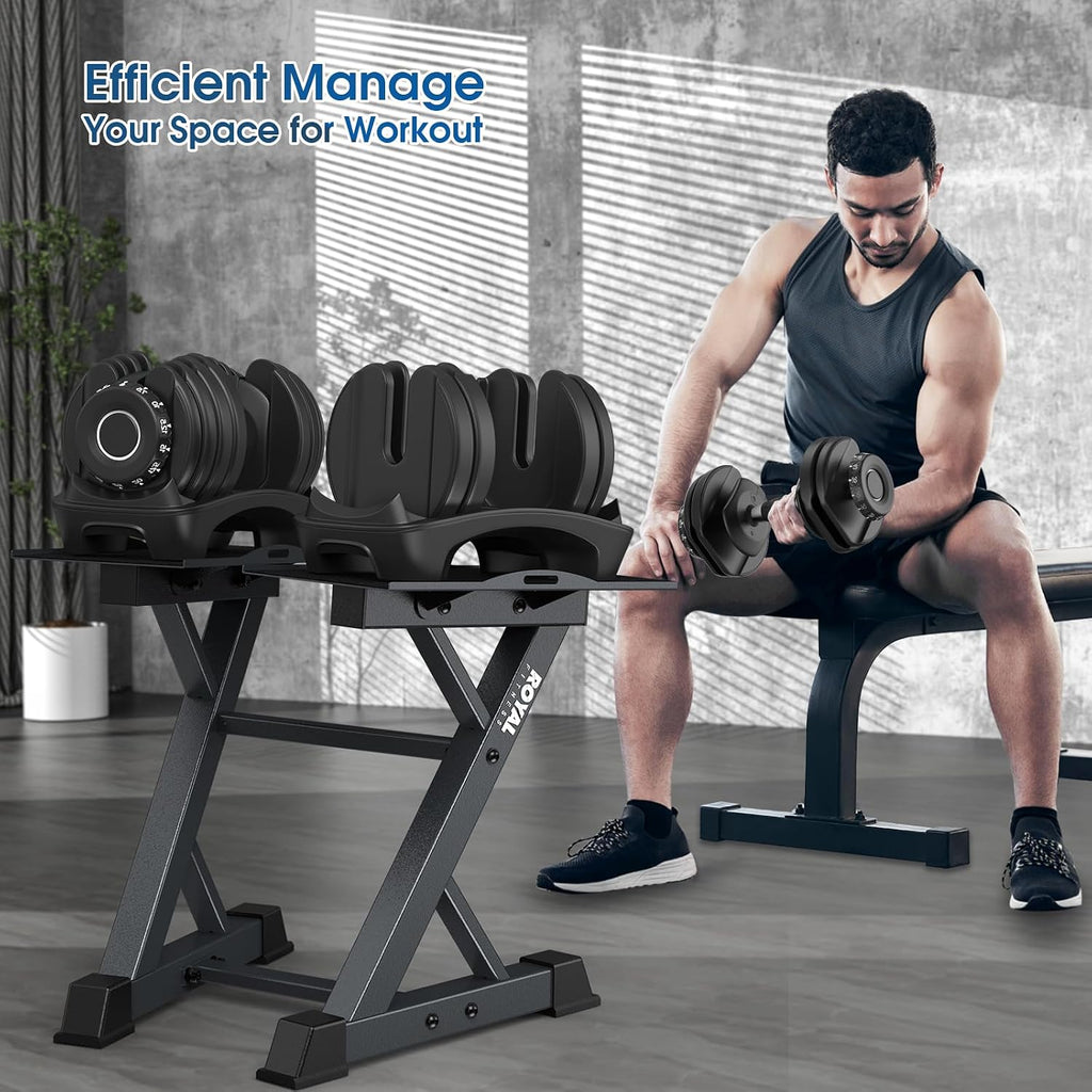 Adjustable Dumbbell Rack Weight Rack Heavy Duty, Home Gym Dumbbell Storage Stand Holder