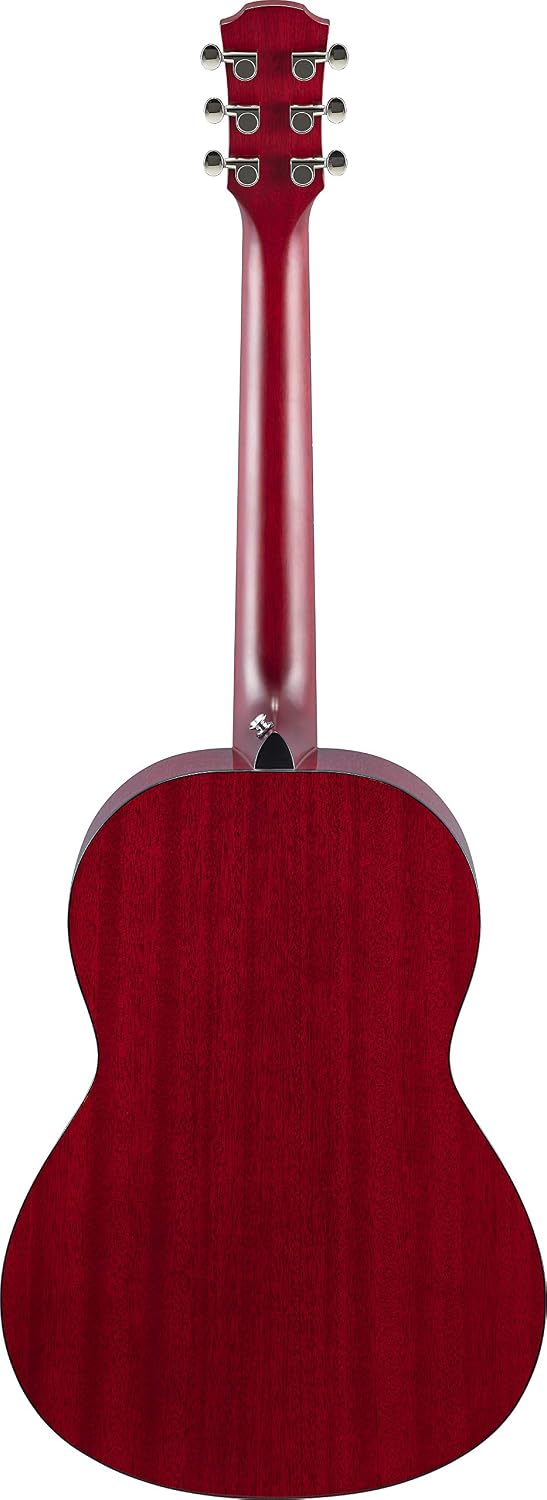 Yamaha CSF1M CRB Parlor Size Acoustic Guitar with Hard Gig Bag, Crimson Red Burst