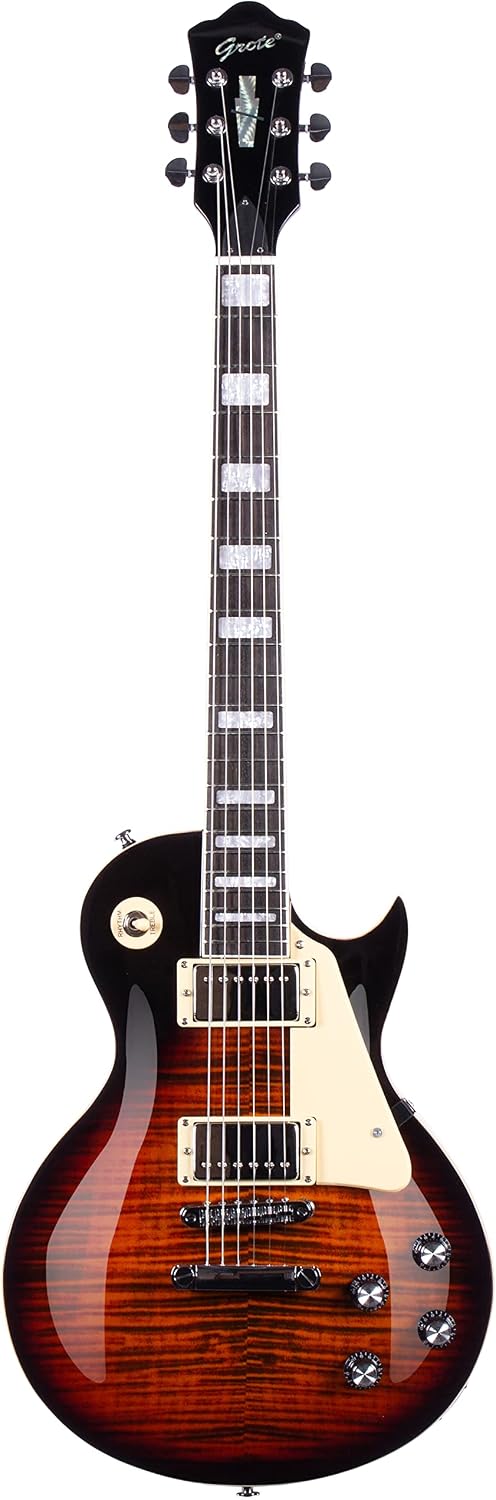 GROTE Guitar Solid Body Electric Guitar with Gigbag LPYS-006 (TS)