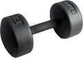Legacy Solid Round Dumbbell Black – Heavy Duty Cast Iron Hand Weight with Knurled Ergonomic Grip for Strength Training, Muscle Toning, Home Gym Workout – 5 lb to 150 lb In Single & Pair
