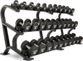 XMARK Dumbbell Weights Sets, 5-50lb and 5-75lb Dumbbell Sets, No Odor, Urethane Dumbbells, Commercial Gym and Home Gym Equipment