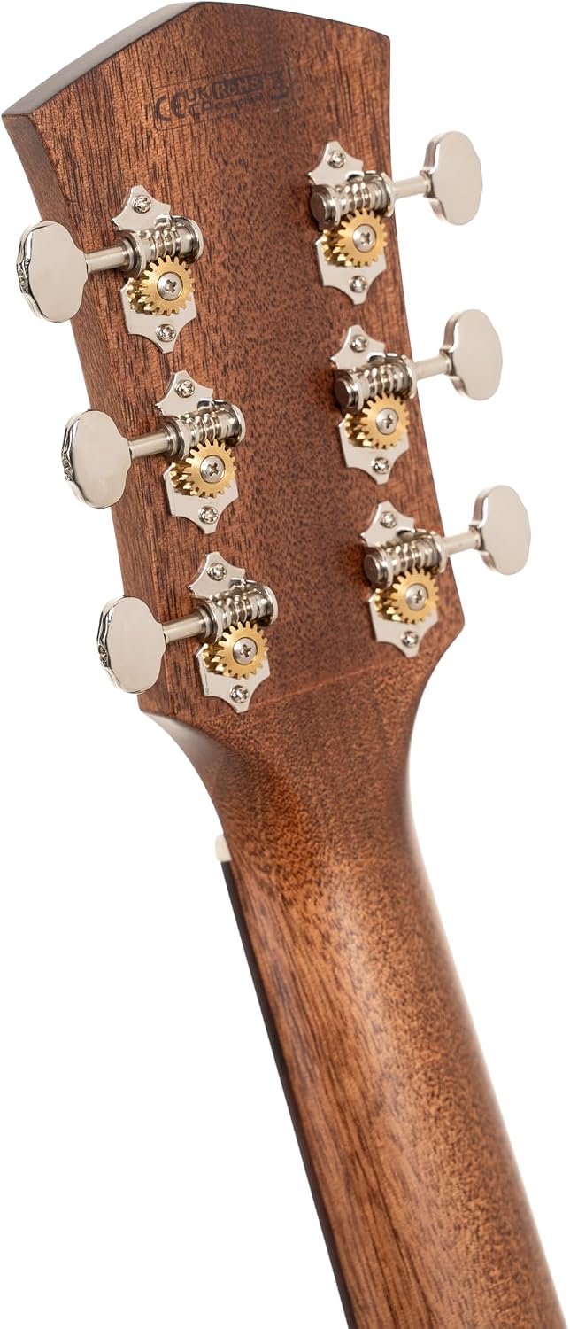 Cort Essence Series ES-GA4 Grand Auditorium Cutaway Acoustic Electric Guitar, Natural Semi Gloss (GA4NSG)