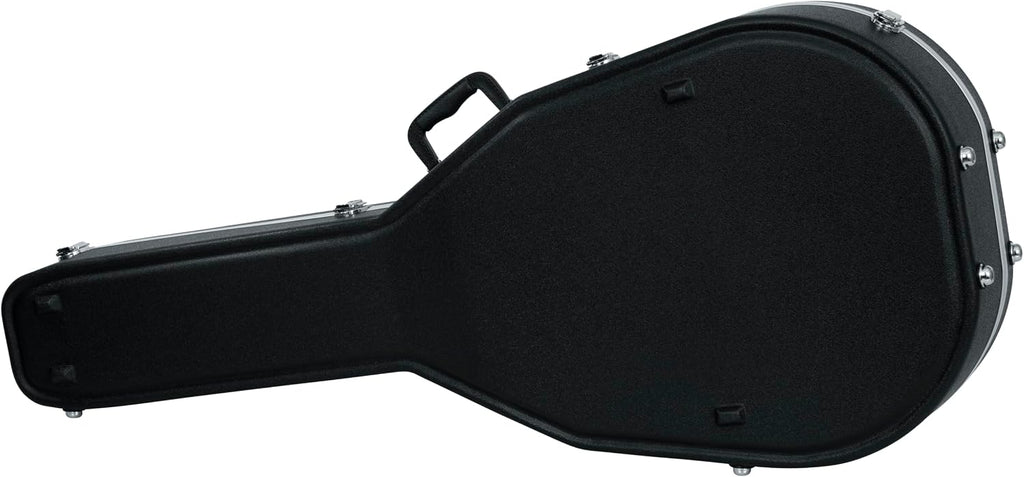 Gator Cases Deluxe ABS Molded Case for Acoustic Guitars, Fits Jumbo Sized Acoustics (GC-JUMBO)