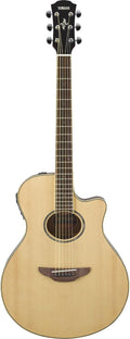 Yamaha APX600 NA Thin Body Acoustic-Electric Guitar, Natural
