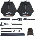 Portable Home Gym, Multifunctional Cable Fitness Machine, Resistance Adjustable Functional Trainer, App & Bluetooth Connection, Full Body Workouts, Fitness Anywhere, Gray
