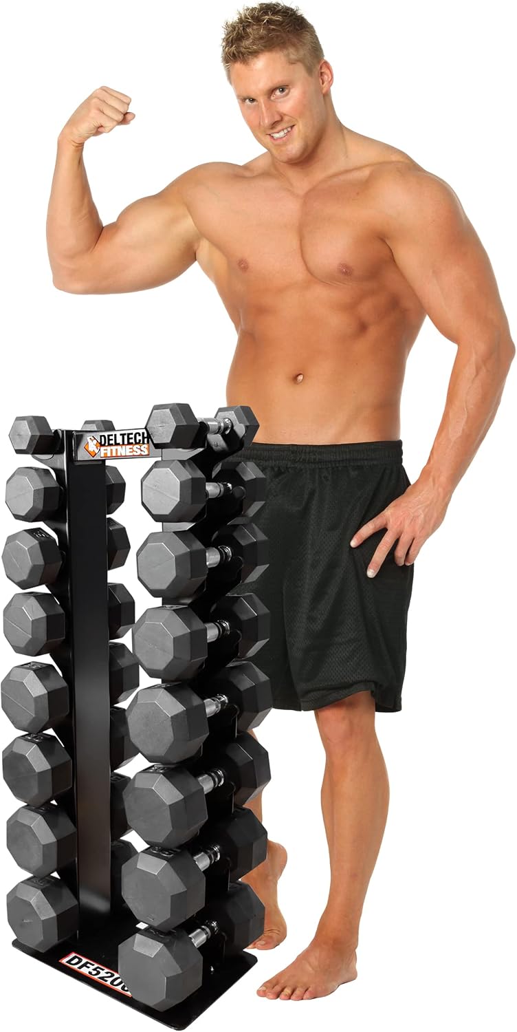 DF5200-8 Pair Vertical Dumbbell Rack by Deltech Fitness